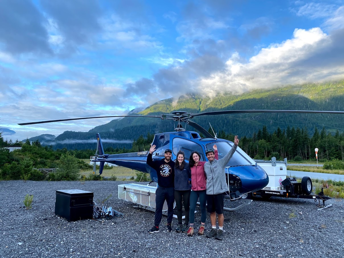 Pre boarding heli